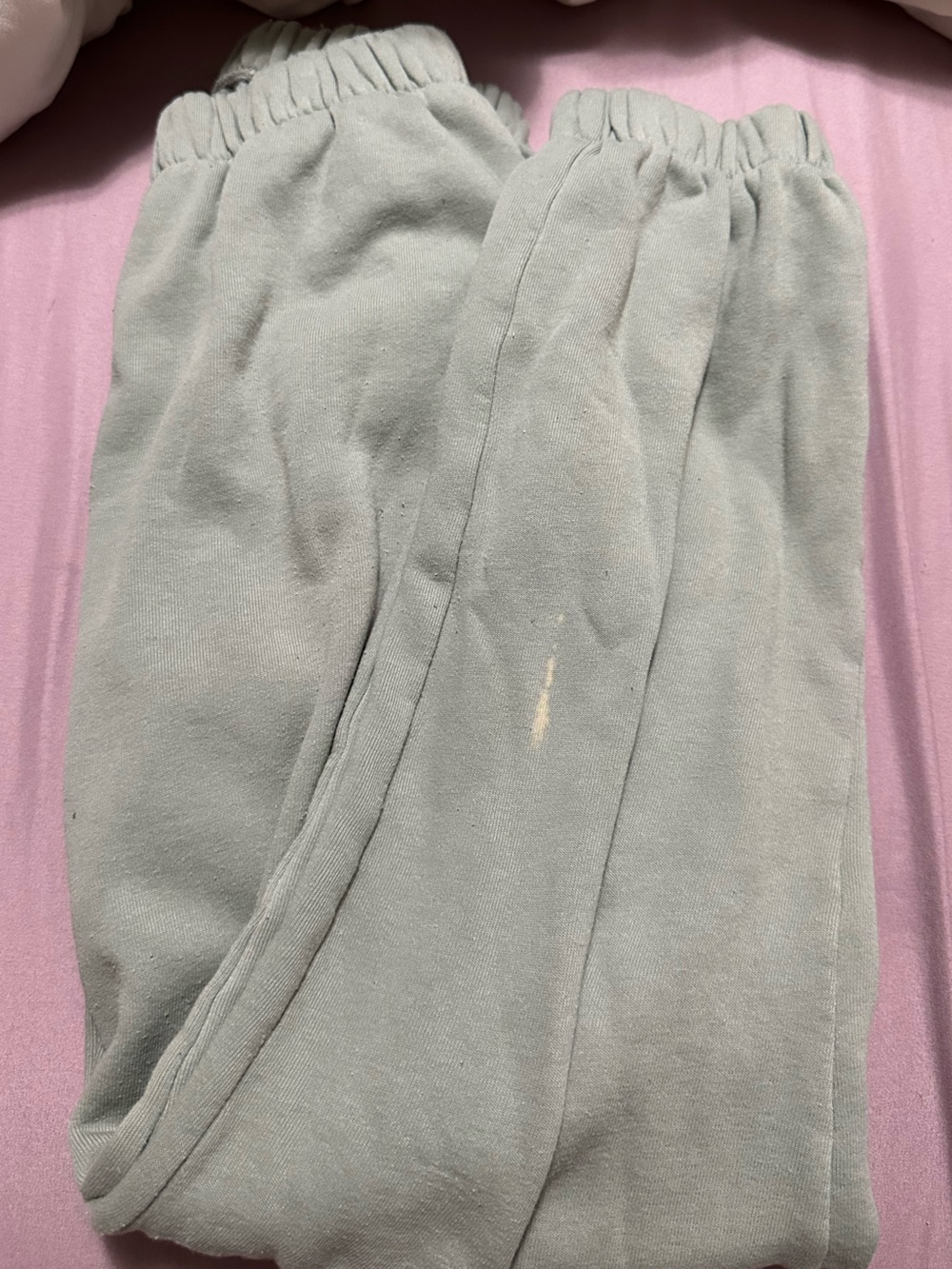 Brandy Melville Sage Green Track Pants